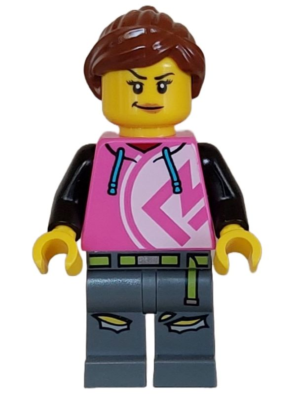 LEGO City Kick Scooter Driver Minifigure