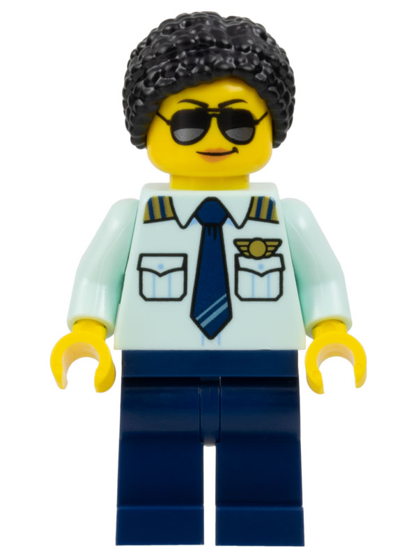 LEGO City Passenger Plane Pilot Minifigure