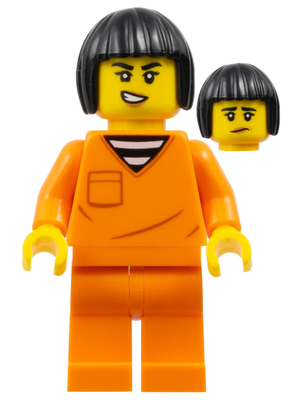 LEGO City Police Jail Prisoner Minifigure