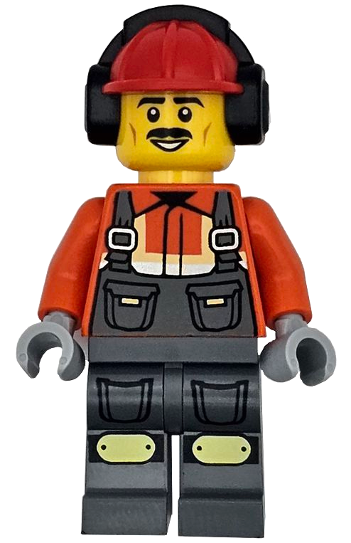 LEGO City Construction Worker Minifigure