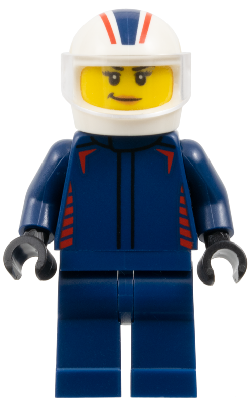 LEGO City Formula 1 Red Bull Driver Minifigure
