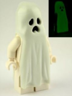 LEGO Glow in the Dark Ghost Minifigure from Ghost Train