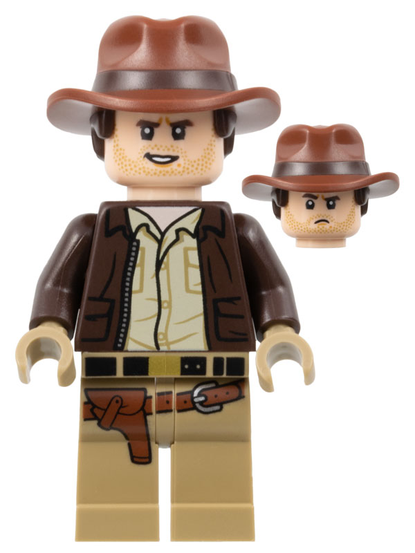 LEGO Indiana Jones Minifigure with Satchel / Messenger Bag