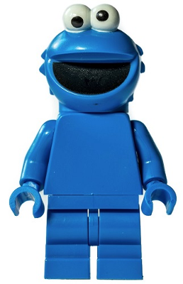 LEGO Sesame Street Cookie Monster Minifigure