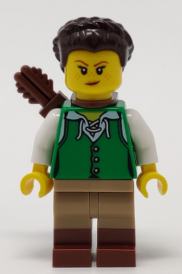 LEGO Ideas Medieval Blacksmith Archer Minifigure