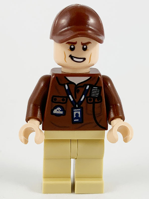 LEGO Jurassic World Park Worker Minifigure