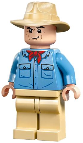 LEGO Jurassic World Dr Alan Grant Minifigure