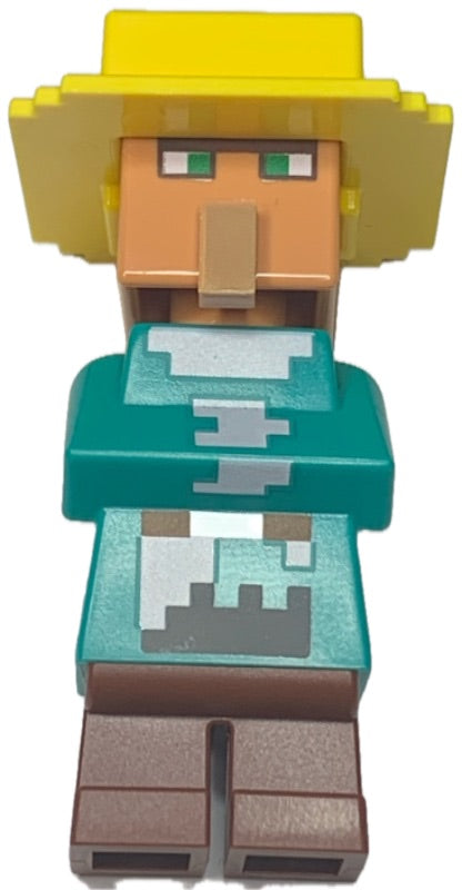 LEGO Minecraft Villager Farmer Minifigure