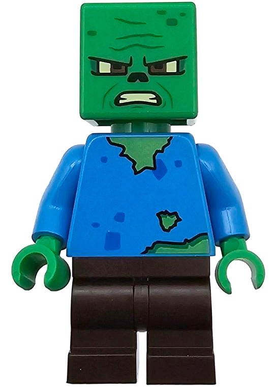 LEGO Minecraft Baby Zombie / Chicken Jockey Minifigure