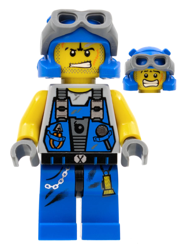 LEGO Power Miners Rex Minifigure
