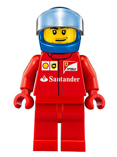 LEGO Speed Champions Scuderia Ferrari Team Truck Driver Minifigure