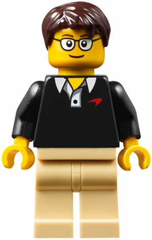 LEGO Speed Champions McLaren L720L Driver/Designer Minifigure