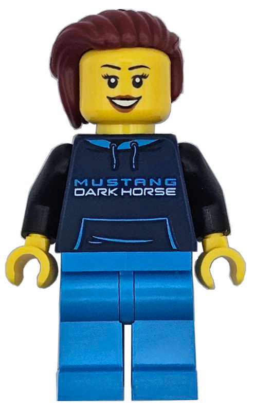 LEGO Speed Champions Ford Mustang Dark Horse Driver Minifigure