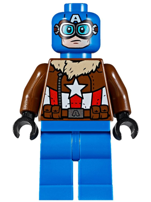 LEGO Marvel Superheroes Pilot Captain America Minifigure