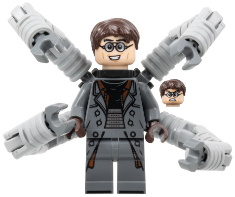 LEGO Marvel Superheroes Dr Octopus / Otto Octavius / Doc Ock Minifigure