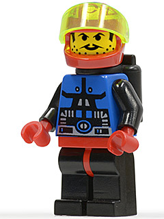 LEGO Space Vintage Spyrius Chief Minifigure