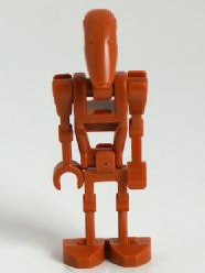 LEGO Star Wars Dark Orange Battle Droid Minifigure