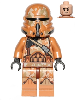 LEGO Star Wars Clone Airborne Trooper Minifigure Geonosis Camouflage