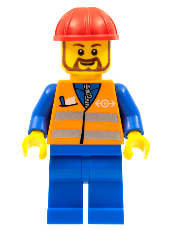 LEGO City Train Worker Minifigure