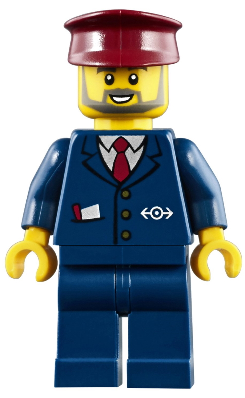 LEGO City / Trains Train Driver Minifigure