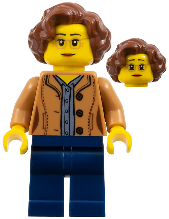 LEGO Creator / City Medium Nougat Shirt Minifigure from Modular Bookshop