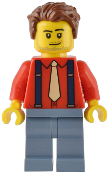 LEGO City / Creator Jazz Club Tailor Minifigure