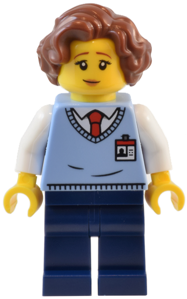 LEGO City / Creator Natural History Museum Employee Minifigure