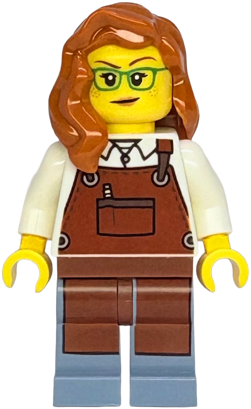LEGO City / Creator Shopping Street Carpenter Minifigure