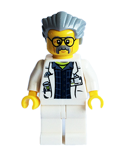 LEGO Ultra Agents Professor Brainstein Minifigure