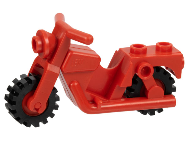 LEGO RARE Vintage Red Motorcycle