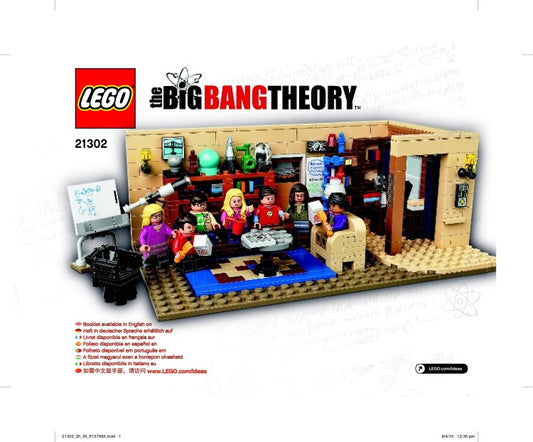 LEGO Big Bang Theory Set #21302 with Instructions and Minifigures