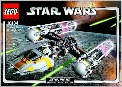 LEGO Star Wars UCS Y-wing Attack Starfighter Set #10134 Includes Instructions & Minifigure