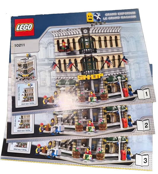 LEGO Creator Grand Emporium Instructions ONLY for Modular Building Set #10211