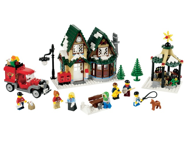 LEGO Creator Winter Village Post Office Set #10222 Includes Minifigures and Instructions