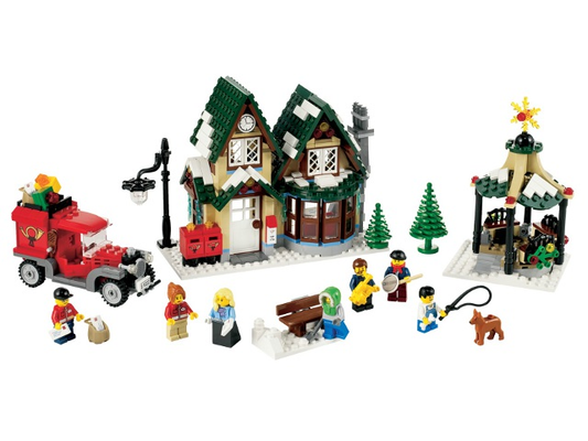 LEGO Creator Winter Village Post Office Set #10222 Includes Minifigures and Instructions