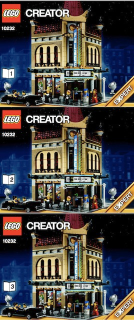 LEGO Creator Palace Cinema Modular Building Set #10232 Includes Minifigures and Instructions