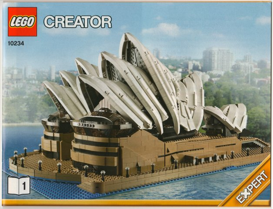 LEGO Creator Sydney Opera House Instructions ONLY for Set #10234