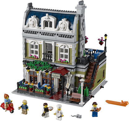 LEGO Creator Parisian Restaurant Modular Building Set #10243 Includes Minifigures and Instructions