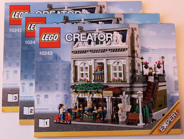 LEGO Creator Parisian Restaurant Modular Building Set #10243 Includes Minifigures and Instructions