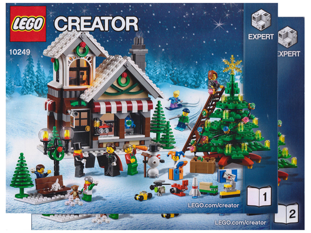 LEGO Winter Toy Shop Set #10249 Includes Instructions and Minifigures