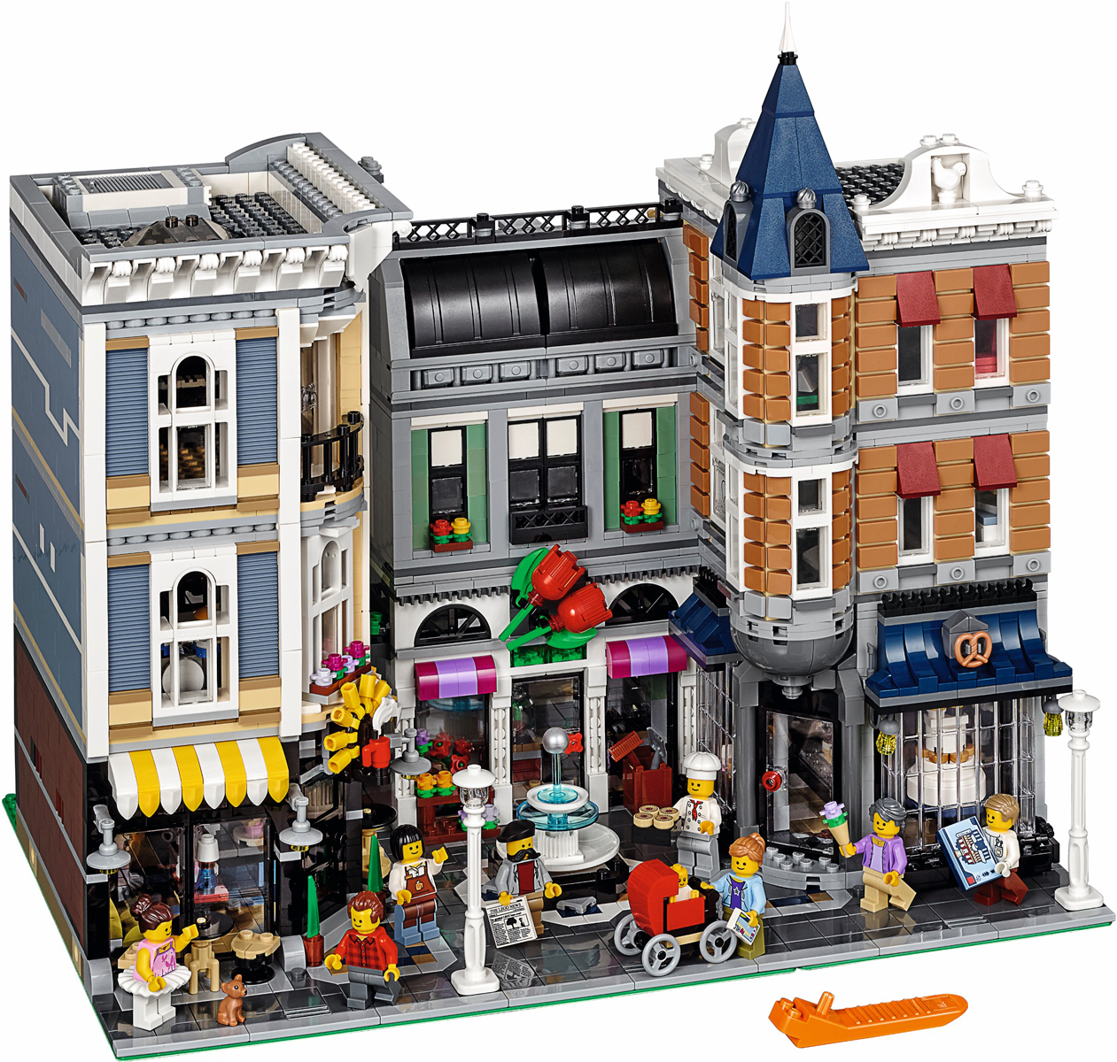LEGO Creator Assembly Square Modular Building Set #10255 Includes Minifigures and Instructions