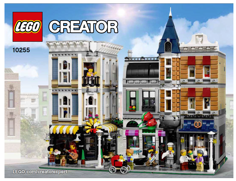LEGO Creator Assembly Square Modular Building Set #10255 Includes Minifigures and Instructions