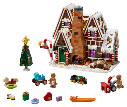 LEGO Creator Winter Village Gingerbread House Set #10267 Includes Minifigures and Instructions