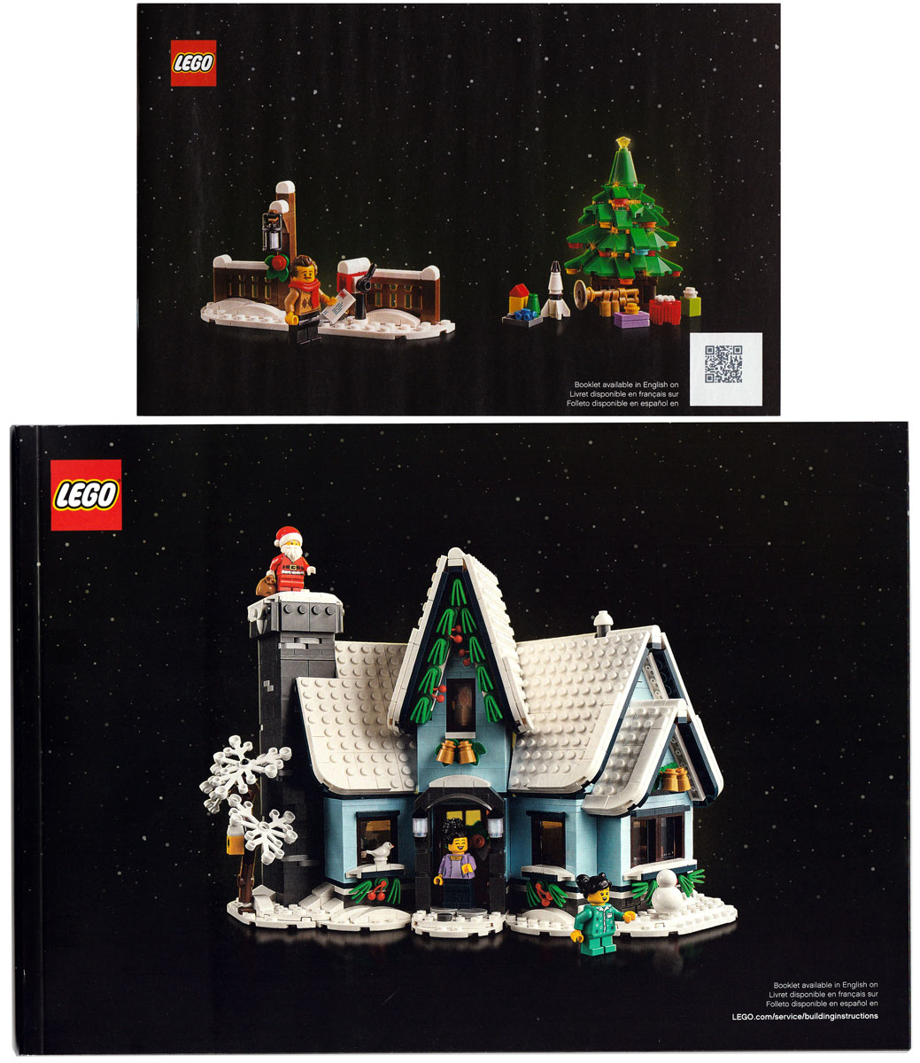 LEGO Christmas Village Santa's Visit Set #10293 Includes Instructions and Minifigures
