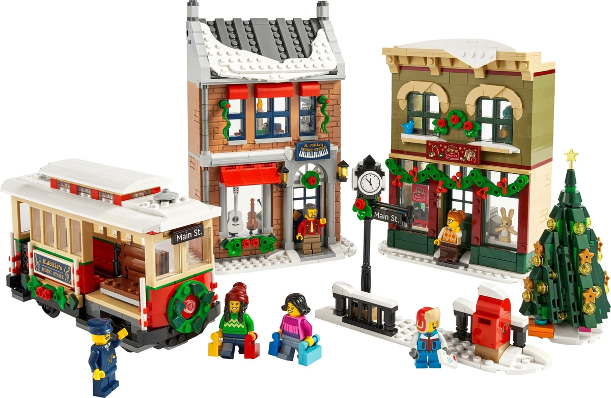 LEGO Icons Holiday Main Street Set #10308 Includes Instructions and Minifigures