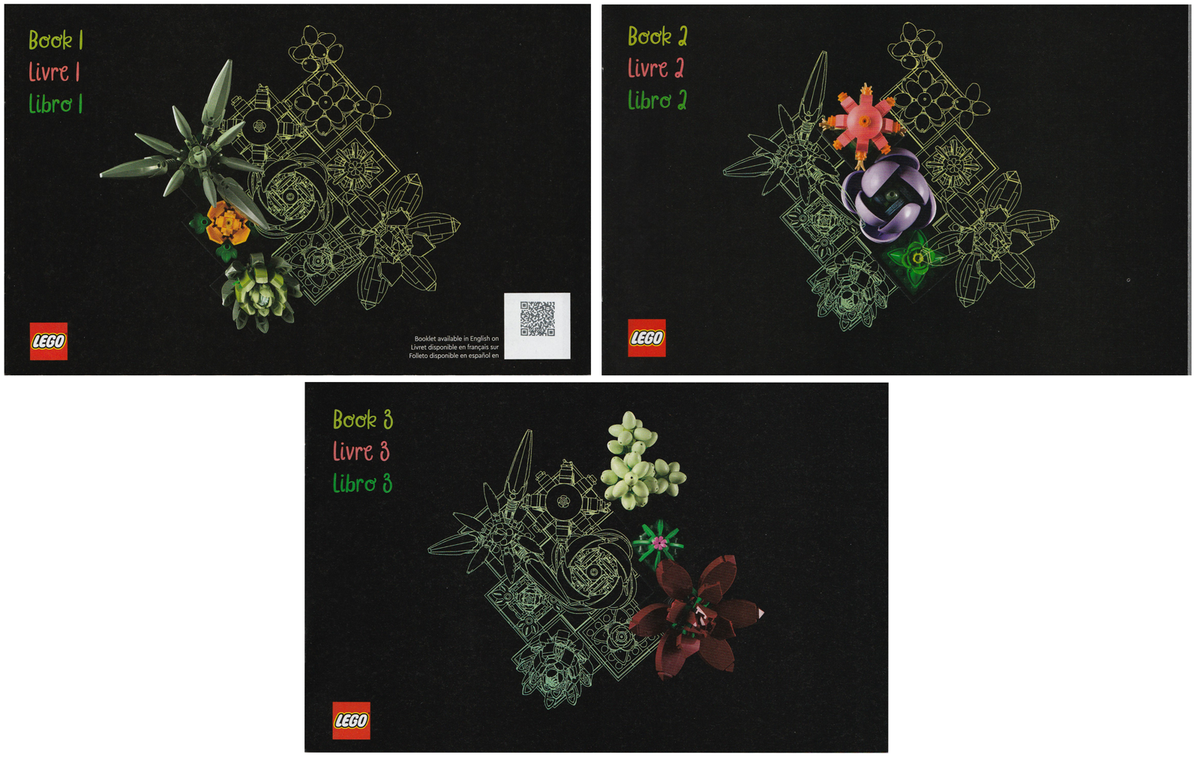 LEGO Botanicals Succulents Set #10309 Includes Instructions