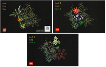 LEGO Botanicals Succulents Set #10309 Includes Instructions