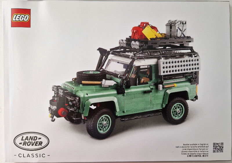LEGO Land Rover Classic Defender 90 Set #10317 incl Instructions