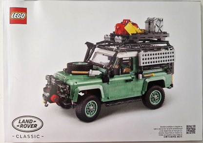 LEGO Land Rover Classic Defender 90 Set #10317 incl Instructions