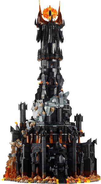 LEGO The Hobbit & The Lord of the Rings Barad-dûr Set #10333 includes Instructions & Minifigures